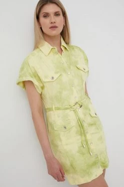 Γυναικεία Φορέματα Φόρεμα τζιν Patrizia Pepe πράσινο,