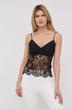 Γυναικεία Πιτζάμα Top πιτζάμας Patrizia Pepe μαύρο -Φτηνός Patrizia Pepe Κατάστημα unnamed file 3985