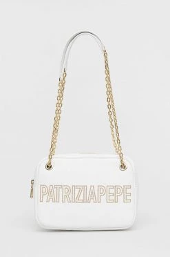 Γυναικεία Τσάντες χιαστί Δερμάτινη τσάντα Patrizia Pepe άσπρο