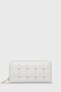 Γυναικεία Πορτοφόλια Δερμάτινο πορτοφόλι Patrizia Pepe χρώμα: άσπρο