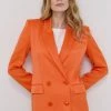 Γυναικεία Σακάκια Σακάκι Patrizia Pepe πορτοκαλί,