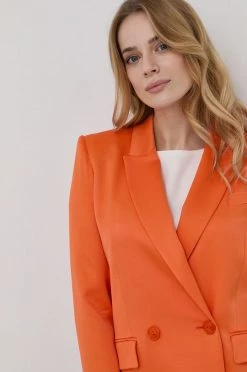 Γυναικεία Σακάκια Σακάκι Patrizia Pepe πορτοκαλί, -Φτηνός Patrizia Pepe Κατάστημα unnamed file 4081