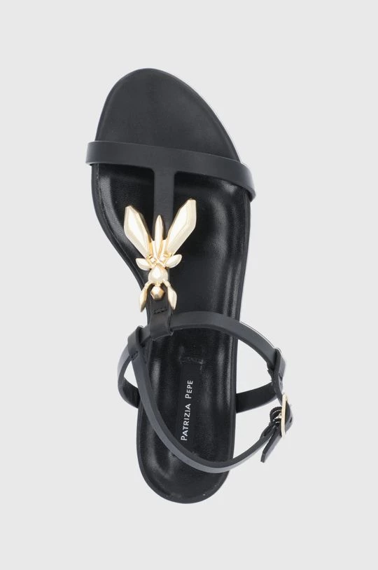 Γυναικεία Σανδάλια Δερμάτινα σανδάλια Patrizia Pepe χρώμα: μαύρο 4 Γυναικεία Σανδάλια Δερμάτινα σανδάλια Patrizia Pepe χρώμα: μαύρο - Image 4