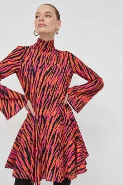 Γυναικεία Φορέματα Φόρεμα Patrizia Pepe πορτοκαλί,