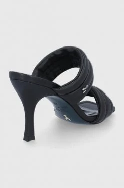 Γυναικεία Σαγιονάρες Δερμάτινες παντόφλες Patrizia Pepe χρώμα: μαύρο -Φτηνός Patrizia Pepe Κατάστημα unnamed file 4124