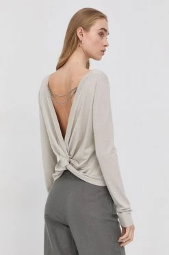 Γυναικεία Χωρίς φερμουάρ Πουλόβερ Patrizia Pepe χρώμα: γκρι -Φτηνός Patrizia Pepe Κατάστημα unnamed file 4153