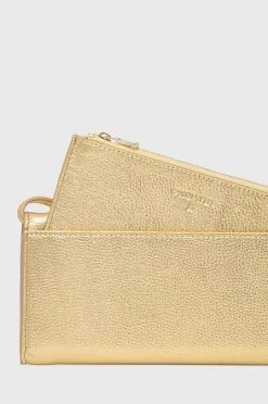 Γυναικεία Τσάντες χειρός Δερμάτινη τσάντα συμπλέκτη Patrizia Pepe χρυσαφί -Φτηνός Patrizia Pepe Κατάστημα unnamed file 416