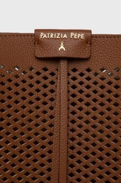 Γυναικεία Τσάντες Shopper και Tote Δερμάτινη τσάντα Patrizia Pepe καφέ -Φτηνός Patrizia Pepe Κατάστημα unnamed file 4163