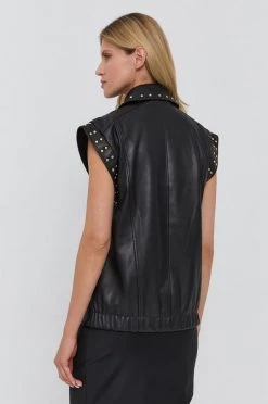 Γυναικεία Γιλέκα Αμάνικο μπουφάν Patrizia Pepe χρώμα: μαύρο -Φτηνός Patrizia Pepe Κατάστημα unnamed file 4203