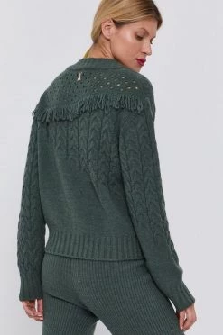 Γυναικεία Με φερμουάρ Πλεκτή ζακέτα Patrizia Pepe χρώμα: πράσινο -Φτηνός Patrizia Pepe Κατάστημα unnamed file 4228