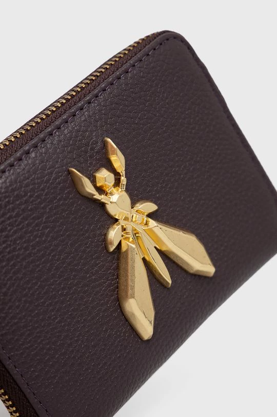 Γυναικεία Πορτοφόλια Δερμάτινο πορτοφόλι Patrizia Pepe χρώμα: μοβ 3 Γυναικεία Πορτοφόλια Δερμάτινο πορτοφόλι Patrizia Pepe χρώμα: μοβ - Image 3