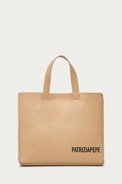 Γυναικεία Τσάντες Shopper και Tote Δερμάτινη τσάντα Patrizia Pepe μπεζ -Φτηνός Patrizia Pepe Κατάστημα unnamed file 4240