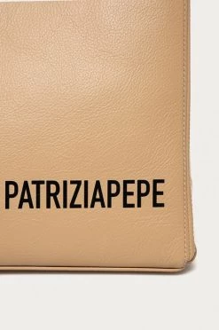 Γυναικεία Τσάντες Shopper και Tote Δερμάτινη τσάντα Patrizia Pepe μπεζ -Φτηνός Patrizia Pepe Κατάστημα unnamed file 4241