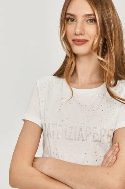 Γυναικεία Κοντομάνικο Patrizia Pepe - Μπλουζάκι λευκό