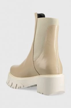 Γυναικεία Μποτάκια Δερμάτινες μπότες τσέλσι Patrizia Pepe χρώμα: μπεζ, -Φτηνός Patrizia Pepe Κατάστημα unnamed file 427