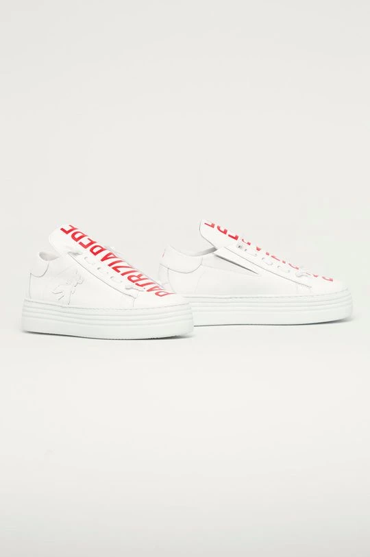 Γυναικεία Sneakers Patrizia Pepe - Δερμάτινα παπούτσια λευκό 2 Γυναικεία Sneakers Patrizia Pepe - Δερμάτινα παπούτσια λευκό - Image 2