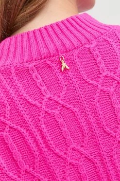 Γυναικεία Χωρίς φερμουάρ Μάλλινο πουλόβερ Patrizia Pepe χρώμα: ροζ, -Φτηνός Patrizia Pepe Κατάστημα unnamed file 4280