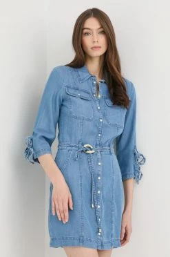 Γυναικεία Φορέματα Φόρεμα Patrizia Pepe μπλε