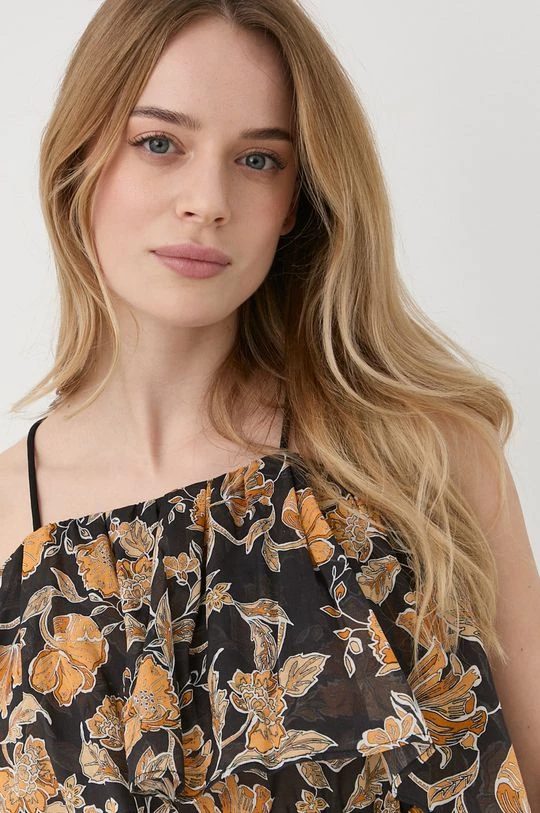 Γυναικεία Μπλούζες Βαμβακερή μπλούζα Patrizia Pepe χρώμα: μαύρο 4 Γυναικεία Μπλούζες Βαμβακερή μπλούζα Patrizia Pepe χρώμα: μαύρο - Image 4