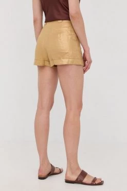 Γυναικεία Σορτς από λινό Patrizia Pepe χρυσαφί, 6 Γυναικεία Σορτς από λινό Patrizia Pepe χρυσαφί, -Φτηνός Patrizia Pepe Κατάστημα unnamed file 4344