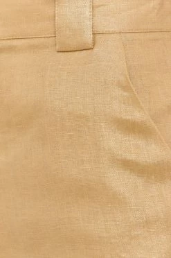 Γυναικεία Σορτς από λινό Patrizia Pepe χρυσαφί, 7 Γυναικεία Σορτς από λινό Patrizia Pepe χρυσαφί, -Φτηνός Patrizia Pepe Κατάστημα unnamed file 4345