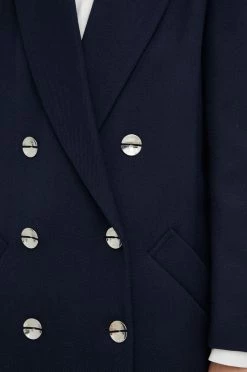 Γυναικεία Παλτά Παλτό από μείγμα μαλλιού Patrizia Pepe ναυτικό μπλε, -Φτηνός Patrizia Pepe Κατάστημα unnamed file 435