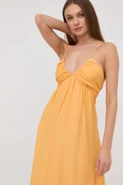 Γυναικεία Φορέματα Φόρεμα Patrizia Pepe κίτρινο, -Φτηνός Patrizia Pepe Κατάστημα unnamed file 4357