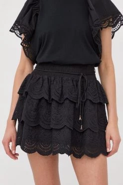 Γυναικεία Φούστες Φούστα από λινό μείγμα Patrizia Pepe μαύρο,