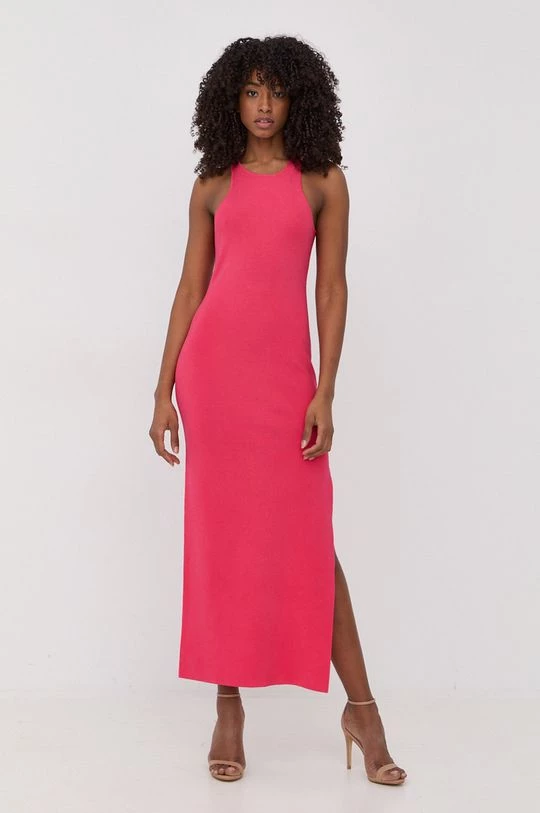 Γυναικεία Φορέματα Φόρεμα Patrizia Pepe μοβ, 2 Γυναικεία Φορέματα Φόρεμα Patrizia Pepe μοβ, - Image 2