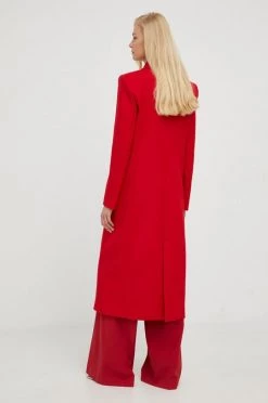 Γυναικεία Παλτά Παλτό από μείγμα μαλλιού Patrizia Pepe κόκκινο, -Φτηνός Patrizia Pepe Κατάστημα unnamed file 438