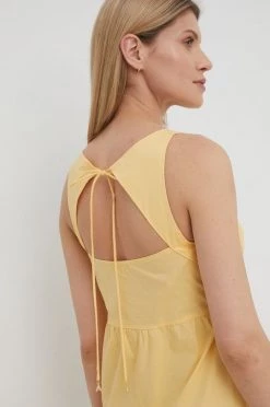 Γυναικεία Φορέματα Βαμβακερό φόρεμα Patrizia Pepe κίτρινο, -Φτηνός Patrizia Pepe Κατάστημα unnamed file 4388