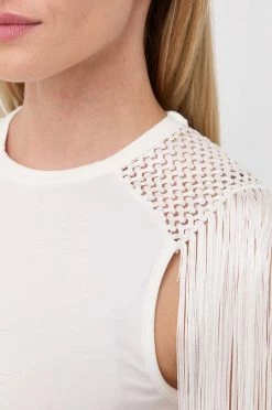 Γυναικεία Μπλούζες Μπλουζάκι Patrizia Pepe άσπρο -Φτηνός Patrizia Pepe Κατάστημα unnamed file 4399