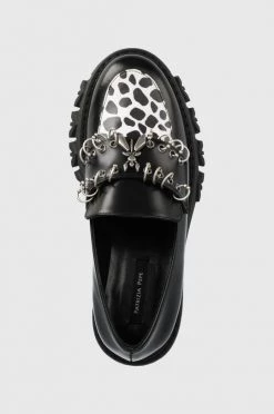 Γυναικεία Μοκασίνια Δερμάτινα μοκασίνια Patrizia Pepe χρώμα: μαύρο -Φτηνός Patrizia Pepe Κατάστημα unnamed file 4419