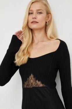 Γυναικεία Φορέματα Φόρεμα από μείγμα μαλλιού Patrizia Pepe μαύρο, -Φτηνός Patrizia Pepe Κατάστημα unnamed file 444