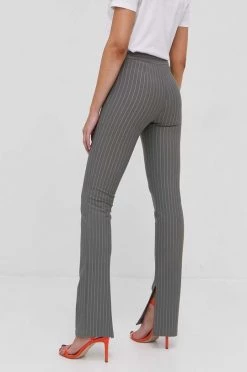 Γυναικεία Υφασμάτινα Παντελόνι Patrizia Pepe χρώμα: γκρι -Φτηνός Patrizia Pepe Κατάστημα unnamed file 4448