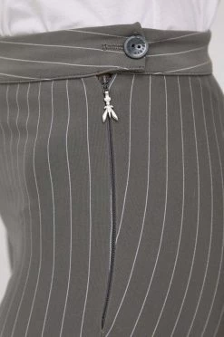 Γυναικεία Υφασμάτινα Παντελόνι Patrizia Pepe χρώμα: γκρι -Φτηνός Patrizia Pepe Κατάστημα unnamed file 4449