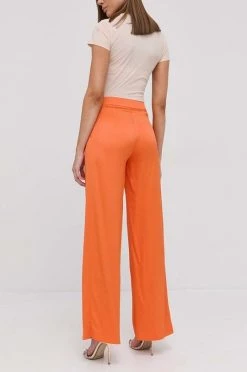 Γυναικεία Υφασμάτινα Παντελόνι Patrizia Pepe χρώμα: πορτοκαλί -Φτηνός Patrizia Pepe Κατάστημα unnamed file 4452