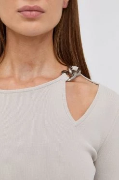 Γυναικεία Χωρίς φερμουάρ Πουλόβερ Patrizia Pepe χρώμα: γκρι -Φτηνός Patrizia Pepe Κατάστημα unnamed file 4472