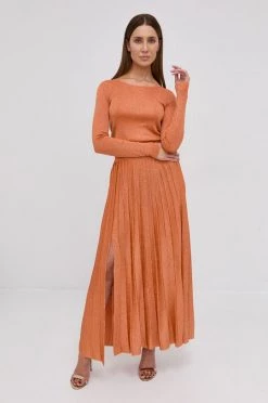 Γυναικεία Χωρίς φερμουάρ Πουλόβερ Patrizia Pepe χρώμα: πορτοκαλί