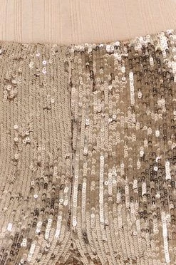 Γυναικεία Υφασμάτινα Παντελόνι Patrizia Pepe χρώμα: χρυσαφί -Φτηνός Patrizia Pepe Κατάστημα unnamed file 4515