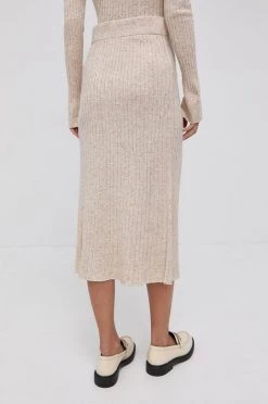 Γυναικεία Φούστες Φούστα από μείγμα μαλλιού Patrizia Pepe κίτρινο -Φτηνός Patrizia Pepe Κατάστημα unnamed file 4529