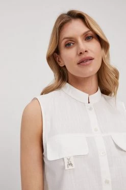 Γυναικεία Μπλούζες Μπλουζάκι Patrizia Pepe χρώμα: άσπρο