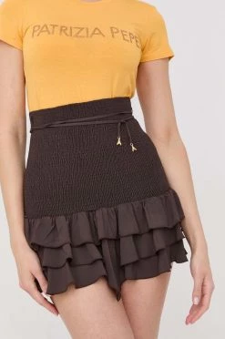 Γυναικεία Φούστες Φούστα Patrizia Pepe καφέ,