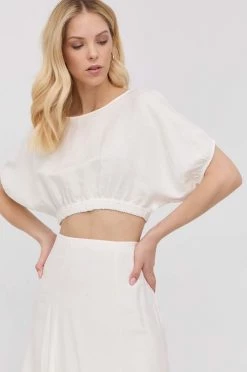 Γυναικεία Μπλούζες Λευκή μπλούζα Patrizia Pepe άσπρο