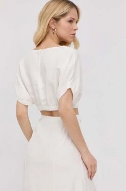 Γυναικεία Μπλούζες Λευκή μπλούζα Patrizia Pepe άσπρο -Φτηνός Patrizia Pepe Κατάστημα unnamed file 4586