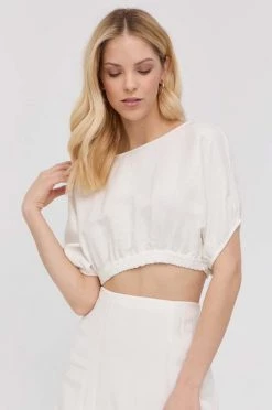 Γυναικεία Μπλούζες Λευκή μπλούζα Patrizia Pepe άσπρο -Φτηνός Patrizia Pepe Κατάστημα unnamed file 4587