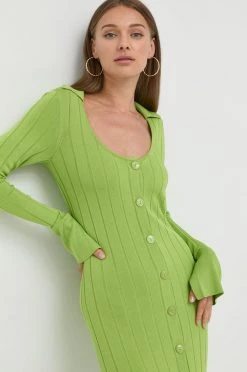 Γυναικεία Φορέματα Φόρεμα Patrizia Pepe πράσινο, -Φτηνός Patrizia Pepe Κατάστημα unnamed file 460