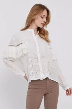 Γυναικεία Πουκάμισα Πουκάμισο Patrizia Pepe χρώμα: άσπρο -Φτηνός Patrizia Pepe Κατάστημα unnamed file 4628