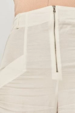 Γυναικεία Υφασμάτινα Patrizia Pepe - Παντελόνι λευκό -Φτηνός Patrizia Pepe Κατάστημα unnamed file 4643