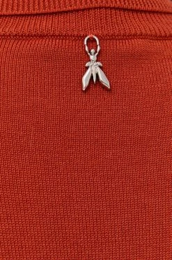 Γυναικεία Χωρίς φερμουάρ Μάλλινο πουλόβερ Patrizia Pepe χρώμα: πορτοκαλί -Φτηνός Patrizia Pepe Κατάστημα unnamed file 4668